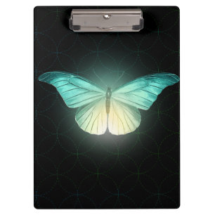 Porte-bloc Luna Moth sur le noir