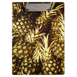 Porte-bloc Luxueux ananas dorés
