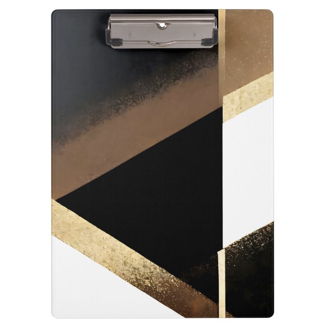 Porte-bloc Luxury Abstract Golden Background (Devant)