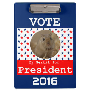 Porte-bloc Ma gerbille pour le Président Clipboard