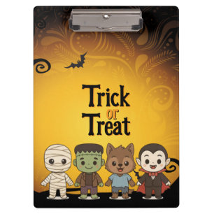 Porte-bloc Maman mignonne, Frankenstein, Dracula, loup-garou