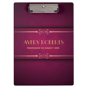 Porte-bloc Mandala Crimson classe Elegant Professionnel