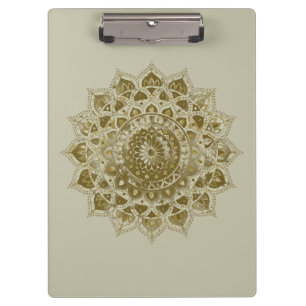 Porte-bloc Mandala indien de style coloré chic 4