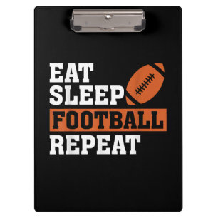 Porte-bloc Mangez Sleep Football Répéter Awesome Love Footbal