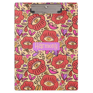 Porte-bloc Manifeste de Doodle des yeux