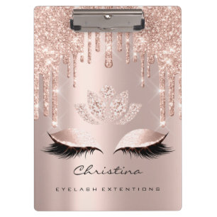 Porte-bloc Maquillage Artiste Cire Lashes Événement Lotus Ros