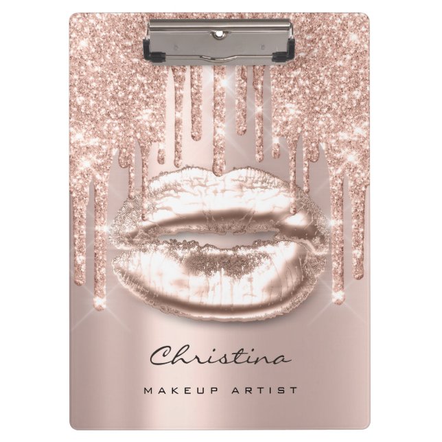 Porte-bloc Maquillage Artiste Lash Spark Événement Planificat (Devant)