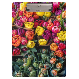 Porte-bloc Marché de Fleurs Fraîches – Floral Vibrant