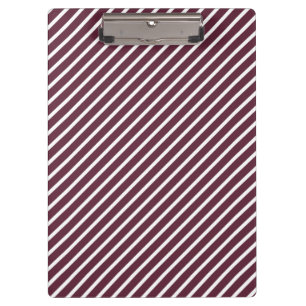Porte-bloc Maroon, Bourgogne et Blancs en diagonale