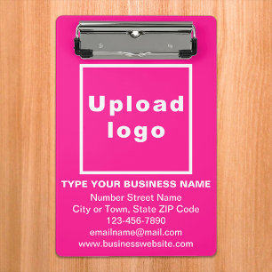 Porte-bloc Marque d'affaires sur Porte - bloc rose Mini