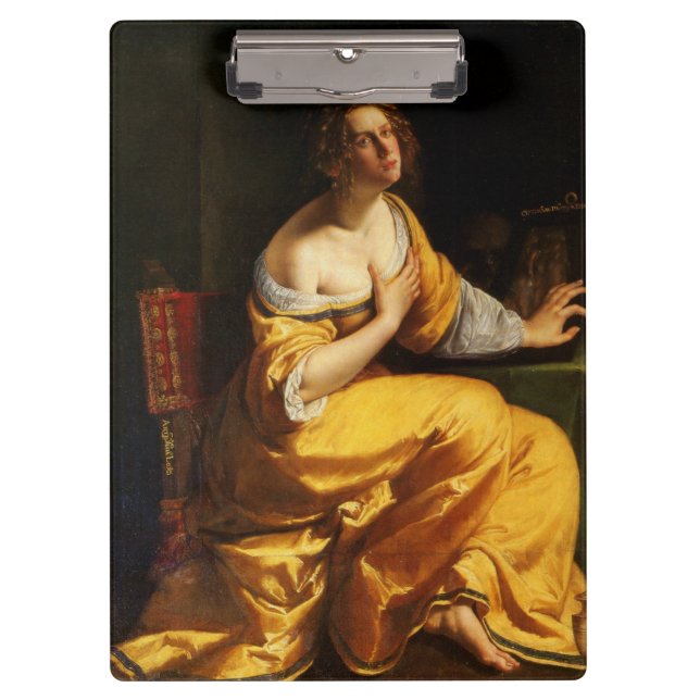 Porte-bloc Mary Magdalene (par Artemisia Gentileschi) (Devant)