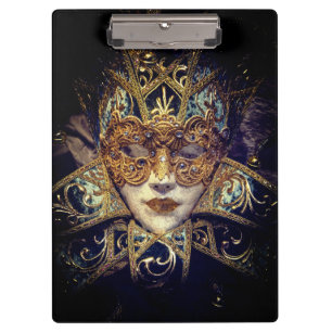 Porte-bloc Mascarade masque victorien élégant gothique noir