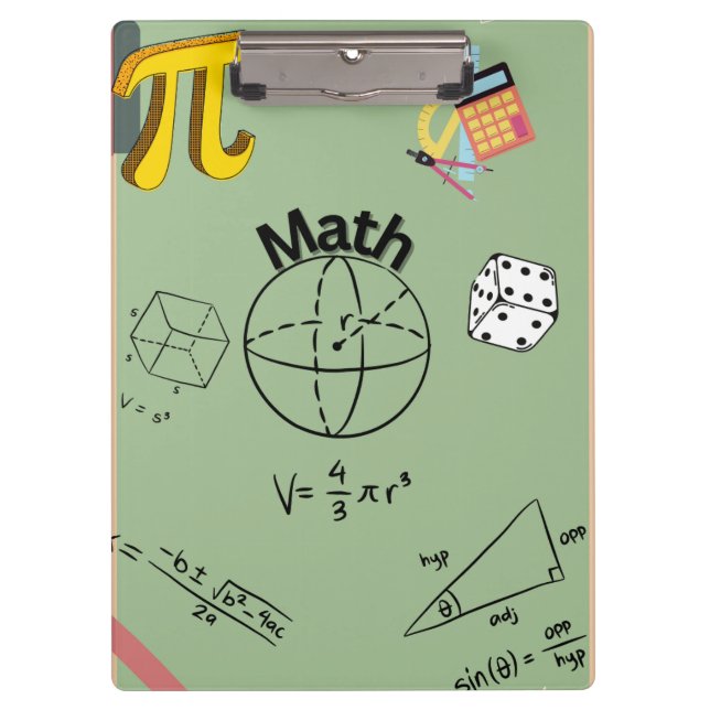 Porte-bloc Mathématiques (Devant)