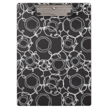 Matrice florale abstraite (Noir) Beaux-arts