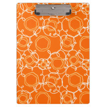 Matrice florale abstraite (Orange) Beaux-arts