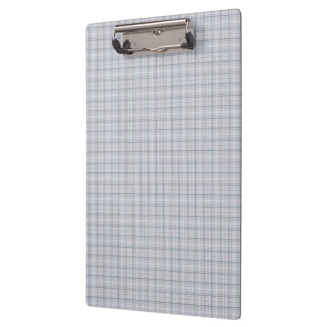 Porte-bloc Mauve Blue Grid Checks II (Gauche)
