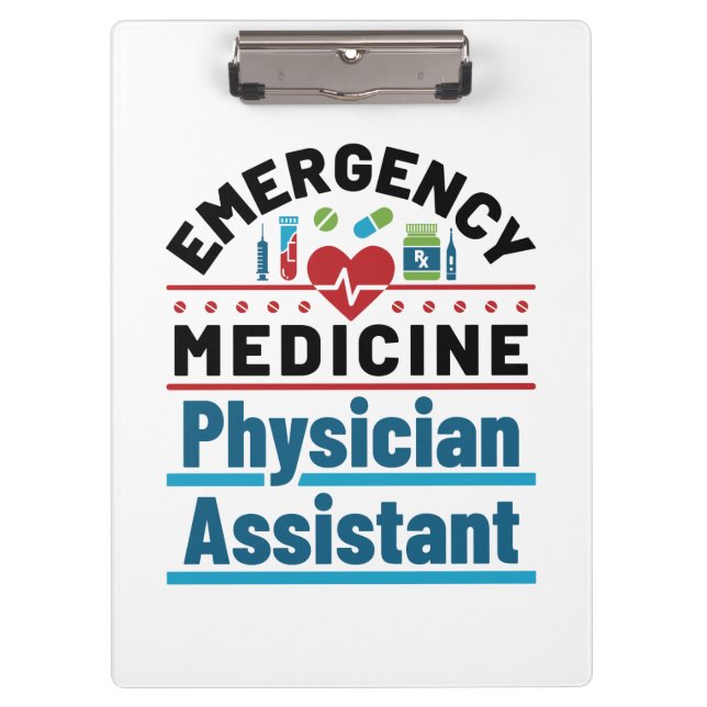Porte-bloc Médecin d'urgence Assistant (Devant)