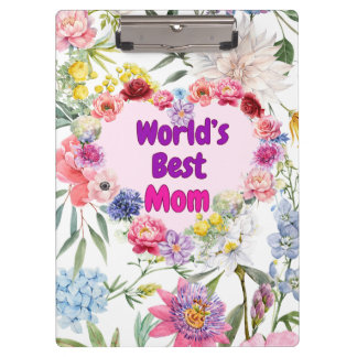 Porte-bloc Meilleure maman du monde - Porte - bloc floral de