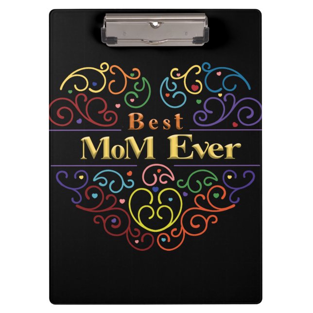 Porte-bloc Meilleures couleurs de maman jamais (Devant)