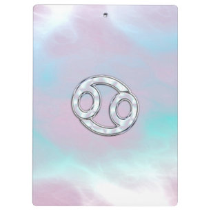 Porte-bloc Mère de style Pearl Cancer Symbole Astrologie