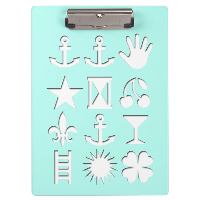 Porte-bloc Message codé ? Porte - bloc d'été (Devant)