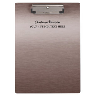 Porte-bloc Métal Brown personnalisé