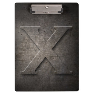 Porte-bloc Metal Rustic X Monogramme Porte - bloc