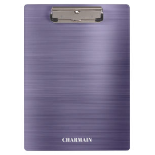 Porte-bloc Métal simple brosse minuit