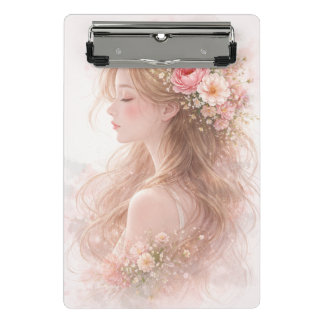 Porte-bloc mini floral | Femme esthétique