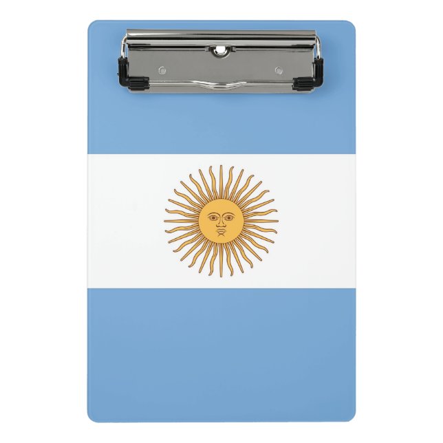 Porte-bloc Mini porte - bloc avec drapeau d'Argentine (Devant)
