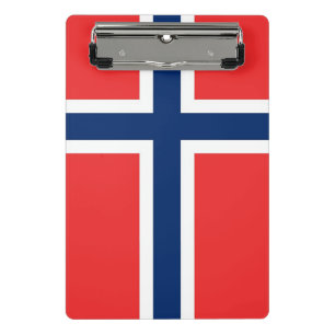 Porte-bloc Mini porte - bloc avec drapeau de la Norvège