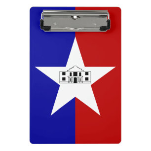 Porte-bloc Mini porte - bloc avec drapeau de San Antonio, USA