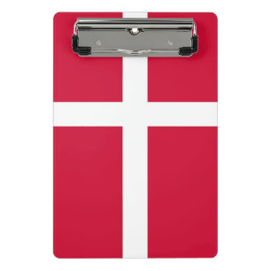 Porte-bloc Mini porte - bloc avec drapeau du Danemark