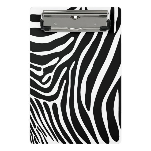 Porte-bloc Mini Porte - bloc d'impression Zebra (Devant)