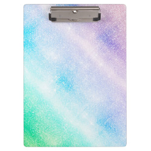 Porte-bloc Modèle vitreux ombre Blue Purple Glitter