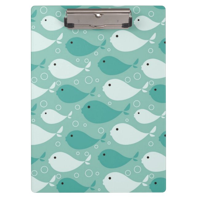 Porte-bloc modelez avec les poissons 2 (Devant)