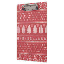 Modern Blocky Christmas Tree Pattern