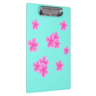 Porte-bloc Moderne aquarelle fleurs roses botaniques