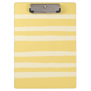 Porte-bloc Moderne Chic Jaune Beurre Rayé