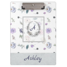 Moderne élégant Monogramme Motif Ashley