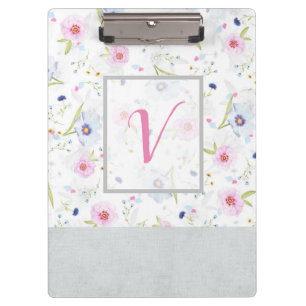 Porte-bloc Moderne Floral Joli Fleurs Botaniques Chic