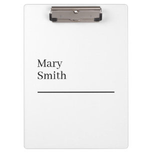 Porte-bloc Moderne minimaliste souligné