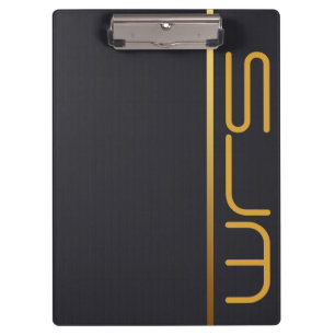 Porte-bloc Moderne Personnalisé Grand Porte - bloc Monogramme