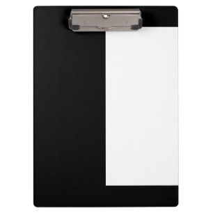 Porte-bloc moitié blanc noir moitié noir moitié noir blanc