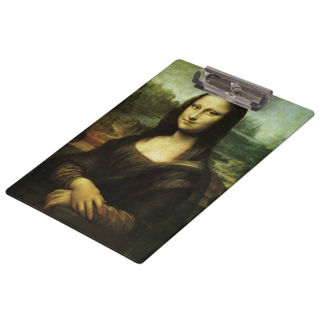 Porte-bloc Mona Lisa de Léonard de Vinci, Art Renaissance (Incliné)