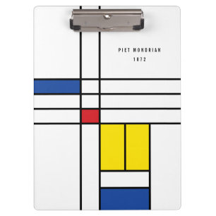 Porte-bloc Mondrian II Minimum De Stijl Modern Art Design