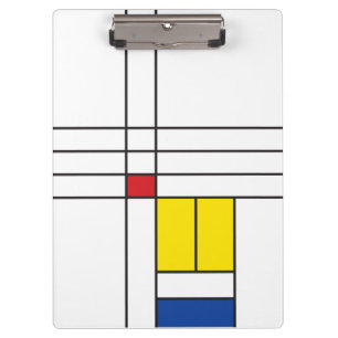 Porte-bloc Mondrian II Minimum De Stijl Modern Art Design
