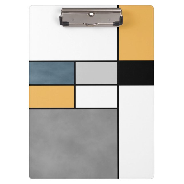 Porte-bloc Mondrian inspiré (Devant)