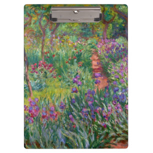 Porte-bloc Monet "le jardin d'iris chez Giverny"