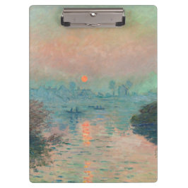 Porte-bloc Monet Sunset Seine Beaux-Art Impressionnisme